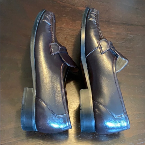 Botany 500 shoes men’s dark brown leather Slip on - Picture 9 of 9